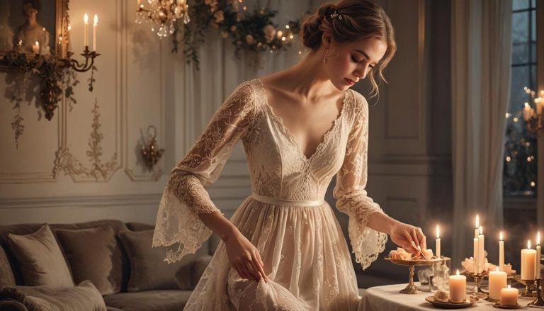 Nuisette sexy avec détails en dentelle : la lingerie incontournable pour une soirée romantique 5 Nuisette sexy avec détails en dentelle