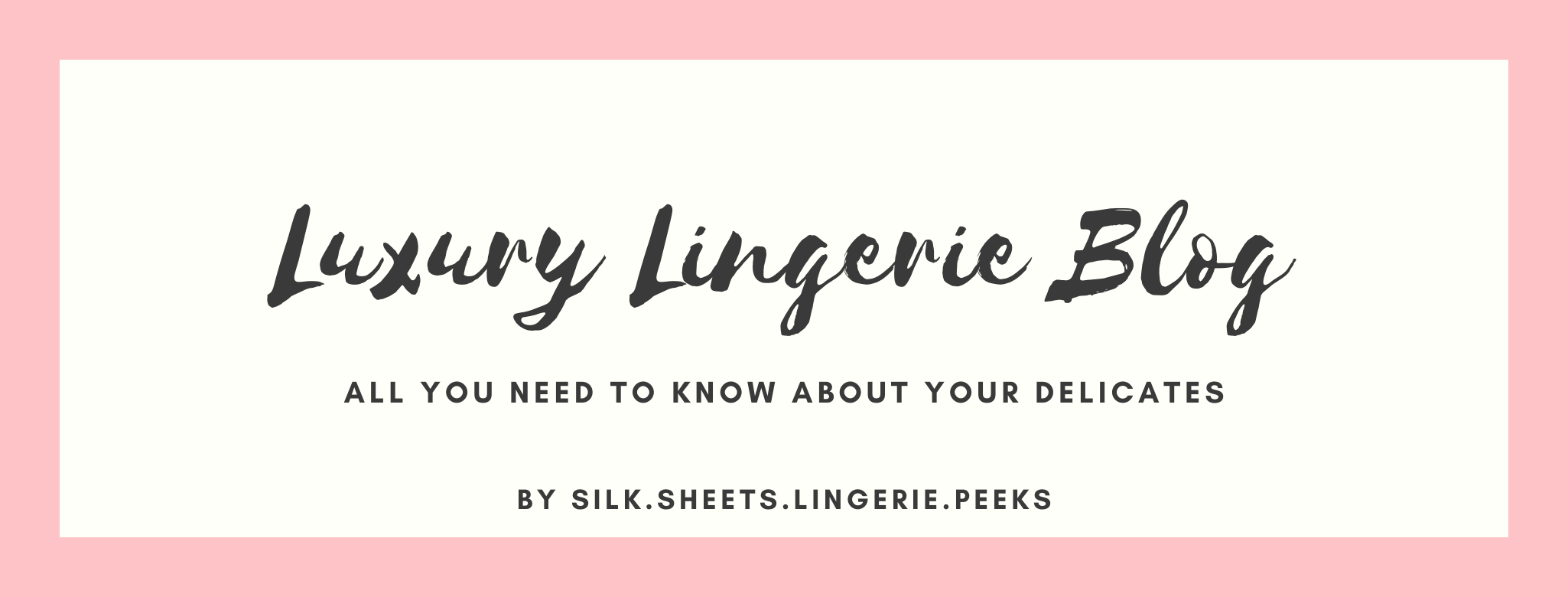 Blog Lingerie | Pleins feux sur la marque – NIN Luxury Lingerie 1 Blog Lingerie Pleins feux sur la marque – NIN